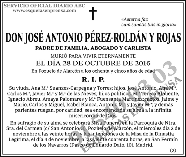 José Antonio Pérez-Roldán y Rojas